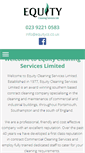 Mobile Screenshot of equitycleaningservices.co.uk